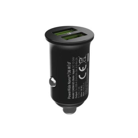 GREEN CELL ŁADOWARKA SAMOCHODOWA GC POWERRIDE NANO36 36W 6A 2X USB-A Green Cell