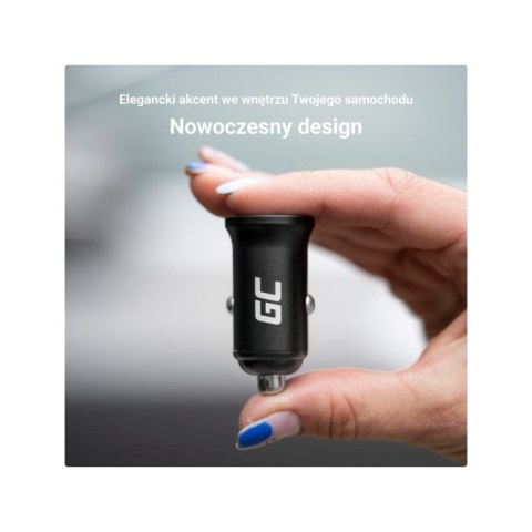 GREEN CELL ŁADOWARKA SAMOCHODOWA GC POWERRIDE NANO36 36W 6A 2X USB-A Green Cell