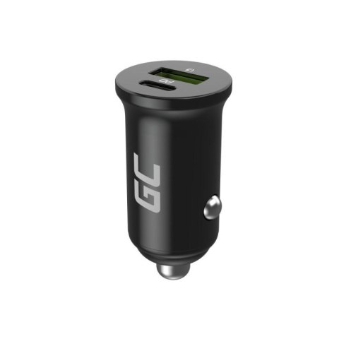 GREEN CELL ŁADOWARKA SAMOCHODOWA GC POWERRIDE NANO38 38W 6A 1X USB-C 1X USB-A Green Cell