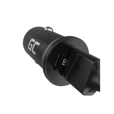 GREEN CELL ŁADOWARKA SAMOCHODOWA GC POWERRIDE NANO38 38W 6A 1X USB-C 1X USB-A Green Cell