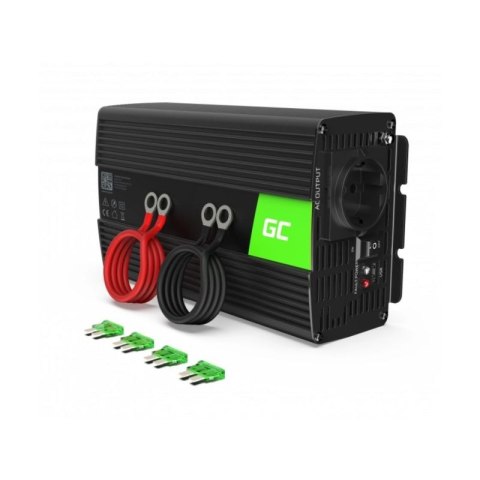 GREEN CELL PRZETWORNICA INV09 12V-230V 1000W/2000W CZYSTA SINUSOIDA Green Cell