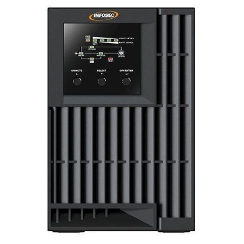 INFOSEC ZASILACZ AWARYJNY UPS E4 VALUE 1000, 1000VA, 800W, 3X C13 Hikvision