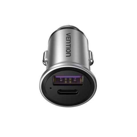 Ładowarka samochodowa Vention USB-A USB-C 30W PD Vention