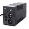 QOLTEC ZASILACZ AWARYJNY UPS 450VA | 240W | LCD | USB | RJ45 Qoltec