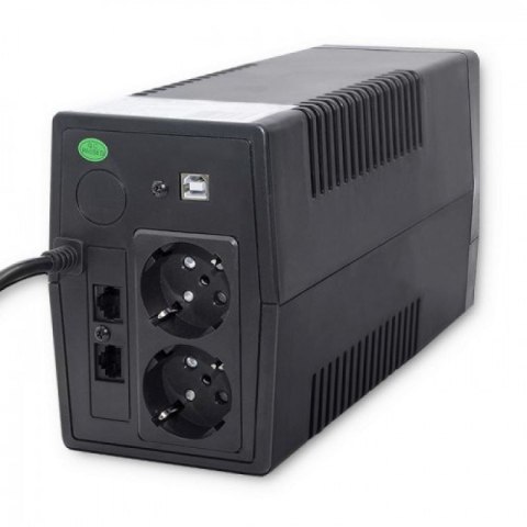 QOLTEC ZASILACZ AWARYJNY UPS 450VA | 240W | LCD | USB | RJ45 Qoltec