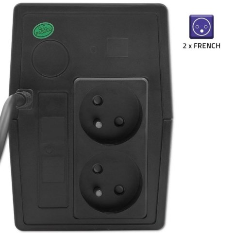 QOLTEC ZASILACZ AWARYJNY UPS LINE INTERACTIVE | MONOLITH | 1000VA | 600W Qoltec