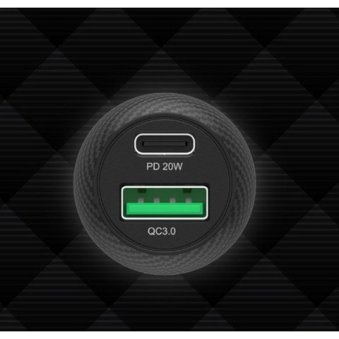 UNITEK ŁADOWARKA SAMOCHODOWA 38W, USB-A USB-C, QC3.0, P1400A Unitek