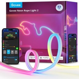 Govee H61D3 Neon Lights 2 3m | Oświetlenie LED | Matter, HomeKit, Google, Alexa, SmartThings Govee