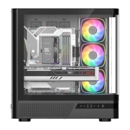 MODECOM OBUDOWA VOLCANO AQ 200 ARGB MIDI CZARNA MODECOM