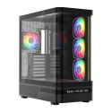 MODECOM OBUDOWA VOLCANO AQ 200 ARGB MIDI CZARNA MODECOM