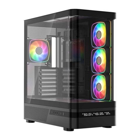 MODECOM OBUDOWA VOLCANO AQ 200 ARGB MIDI CZARNA MODECOM