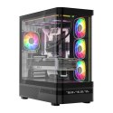 MODECOM OBUDOWA VOLCANO AQ 200 ARGB MIDI CZARNA MODECOM