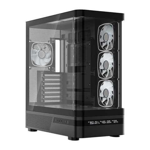 MODECOM OBUDOWA VOLCANO AQ 200 ARGB MIDI CZARNA MODECOM