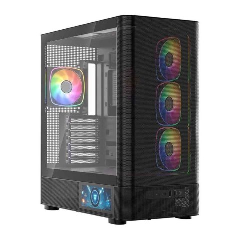 MODECOM OBUDOWA VOLCANO AQ 400 ARGB MIDI CZARNA MODECOM