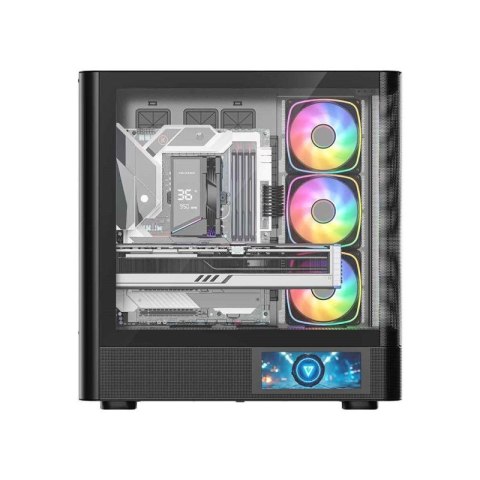 MODECOM OBUDOWA VOLCANO AQ 400 ARGB MIDI CZARNA MODECOM