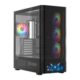 MODECOM OBUDOWA VOLCANO AQ 500 ARGB MIDI CZARNA MODECOM
