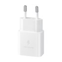 Samsung Power Adapter 15W USB-C Fast Charge (without cable); White Samsung
