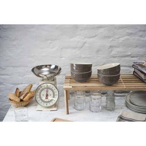 Staub Ceramique puchar 700 ml Szary Okrągły STAUB