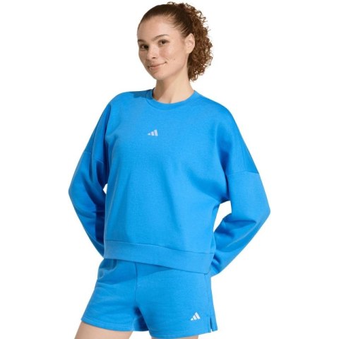 Bluza damska adidas Essentials Small Logo Feelcozy niebieska KC5280 Adidas