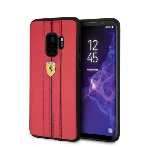 Etui Ferrari Urban na Samsung Galaxy S9 - czerwone Ferrari