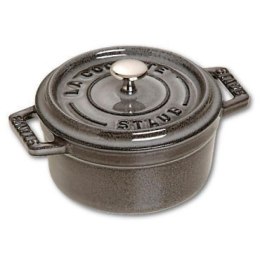 Mini garnek żeliwny okrągły Staub - 250 ml, Grafitowy STAUB
