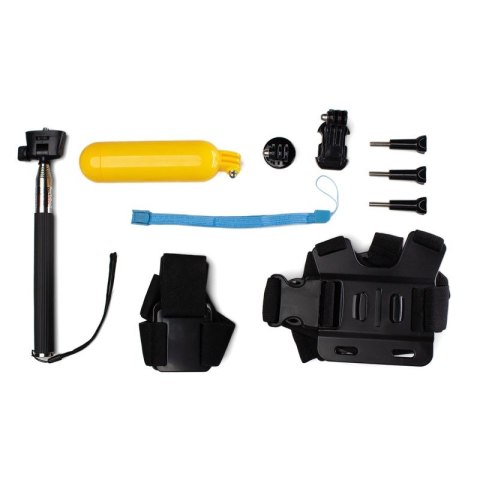 Zestaw 9 w 1 akcesoria do kamer sportowych GoPro SJCAM Hurtel