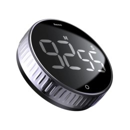 Baseus Heyo obrotowy minutnik czasomierz elektroniczny timer czarny (ACDJS-01) Baseus