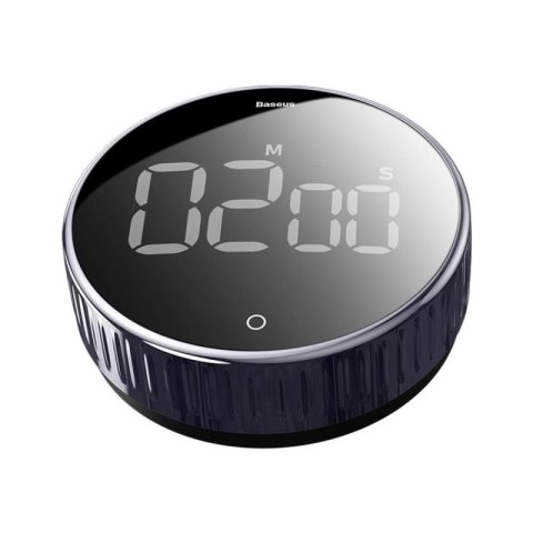 Baseus Heyo obrotowy minutnik czasomierz elektroniczny timer czarny (ACDJS-01) Baseus