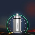 Baseus Square inteligentna ładowarka samochodowa 2x USB QC3.0 Quick Charge 3.0 SCP AFC 30W czarny (CCALL-DS01) Baseus