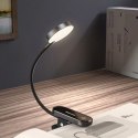 Baseus mini lampka lampa LED z klipsem szary (DGRAD-0G) Baseus