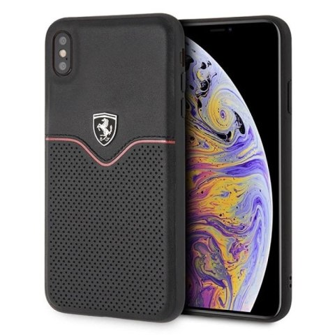 Etui Ferrari Off Track Victory na iPhone Xs Max - czarne Ferrari
