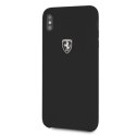 Etui Ferrari Silicone Off Track na iPhone Xs Max - czarne Ferrari
