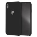 Etui Ferrari Silicone Off Track na iPhone Xs Max - czarne Ferrari