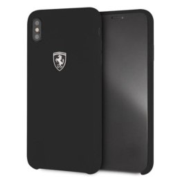 Etui Ferrari Silicone Off Track na iPhone Xs Max - czarne Ferrari