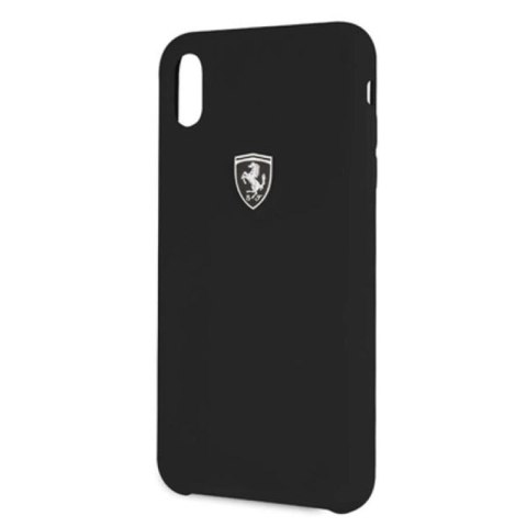 Etui Ferrari Silicone Off Track na iPhone Xs Max - czarne Ferrari