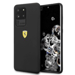 Etui Ferrari Silicone na Samsung Galaxy S20 Ultra - czarne Ferrari