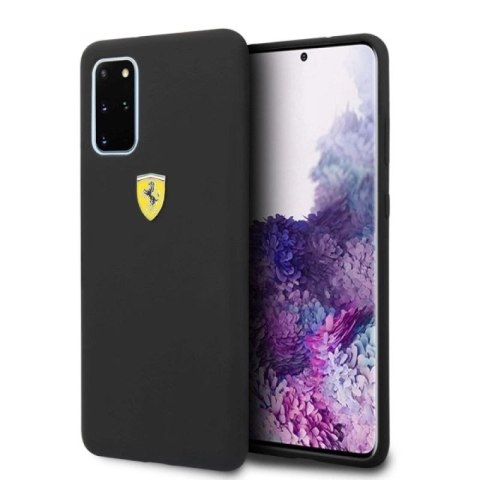 Etui Ferrari Silicone na Samsung Galaxy S20+ - czarne Ferrari