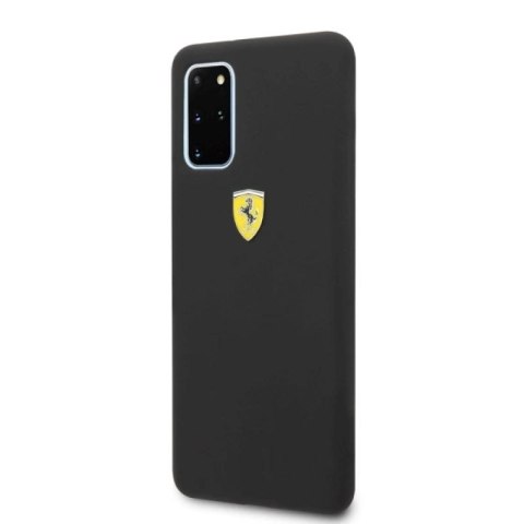 Etui Ferrari Silicone na Samsung Galaxy S20+ - czarne Ferrari