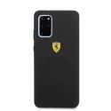 Etui Ferrari Silicone na Samsung Galaxy S20+ - czarne Ferrari