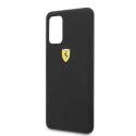 Etui Ferrari Silicone na Samsung Galaxy S20+ - czarne Ferrari