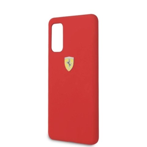 Etui Ferrari Silicone na Samsung Galaxy S20 - czerwone Ferrari