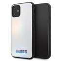Etui Guess Iridescent na iPhone 11 Pro Max - srebrne Guess
