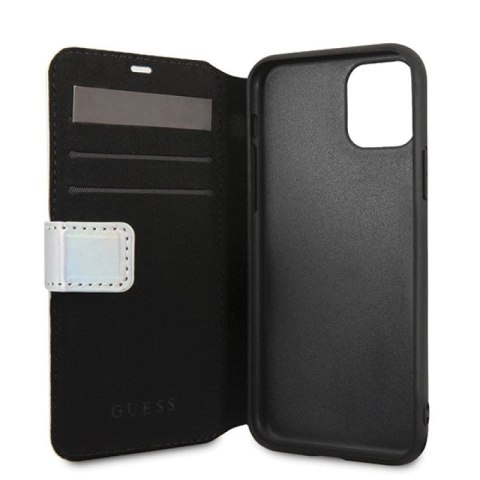 Etui Guess Iridescent na iPhone 11 Pro - srebrne Guess