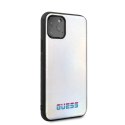 Etui Guess Iridescent na iPhone 11 Pro - srebrne Guess