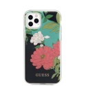 Etui Guess N.1 Flower Collection na iPhone 11 Pro - czarne Guess