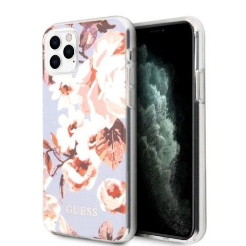 Etui Guess N.2 Flower Collection na iPhone 11 Pro Max - liliowe Guess