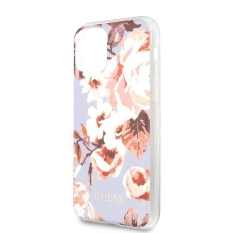 Etui Guess N.2 Flower Collection na iPhone 11 Pro Max - liliowe Guess