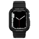Etui z paskiem Spigen Rugged Armor Pro na Apple Watch 4 / 5 / 6 / 7 / 8 / SE (44/45 mm) - czarne Spigen