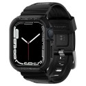 Etui z paskiem Spigen Rugged Armor Pro na Apple Watch 4 / 5 / 6 / 7 / 8 / SE (44/45 mm) - czarne Spigen