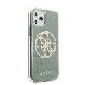 Guess GUHCN58PCUGLKA iPhone 11 Pro khaki hard case 4G Circle Glitter Guess